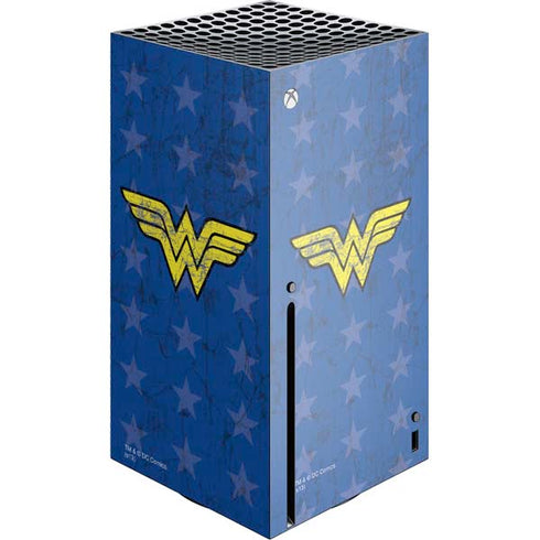 DC Comics Wonder Woman Emblem on Flag Xbox Series X Skins