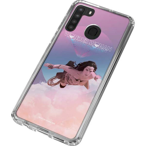 Wonder Woman 1984 (2020) Flying Pose Galaxy A21 Clear Case