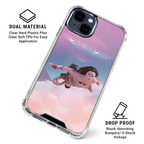 Wonder Woman 1984 (2020) Flying Pose iPhone 15 Clear Case
