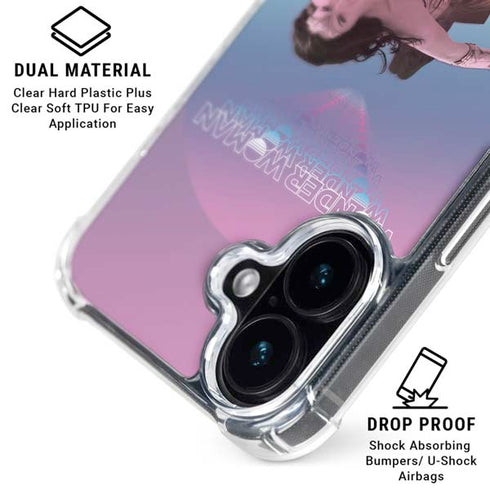 Wonder Woman 1984 (2020) Flying Pose iPhone 16 Clear Case