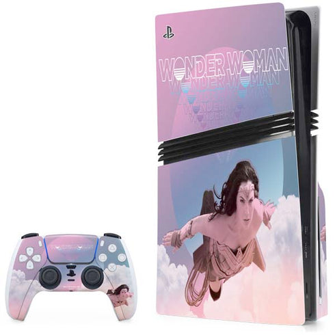 Wonder Woman 1984 (2020) Flying Pose PS5 Pro Disk Bundle Skin