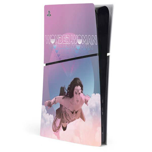 Wonder Woman 1984 (2020) Flying Pose PS5 Slim Digital Edition Console Skin