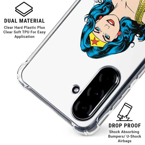 DC Comics Wonder Woman Galaxy A36 5G Clear Case