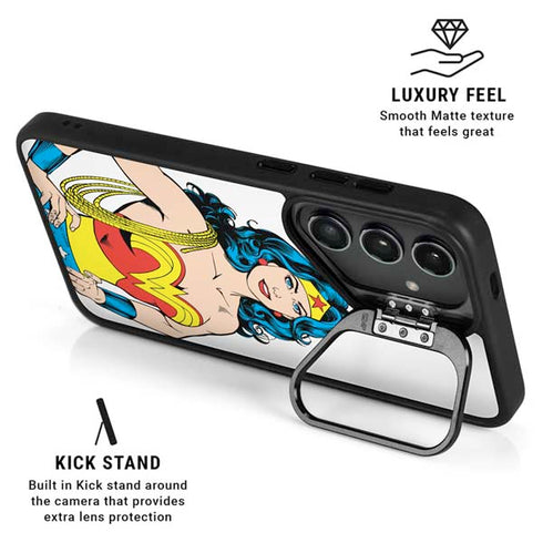 DC Comics Wonder Woman Galaxy S24 FE Kickstand Case