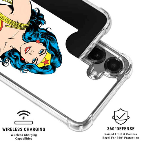DC Comics Wonder Woman Galaxy S26 Plus Clear Case
