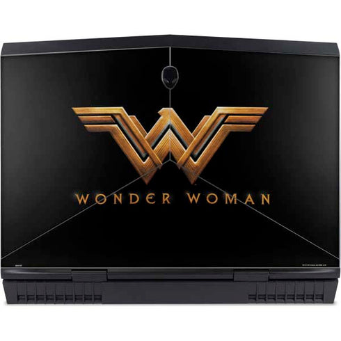 DC Comics Wonder Woman Gold Emblem Dell Alienware Skin