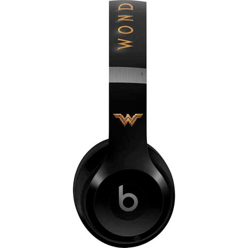 DC Comics Wonder Woman Gold Emblem Beats Solo 4 Wireless Headphones Skin
