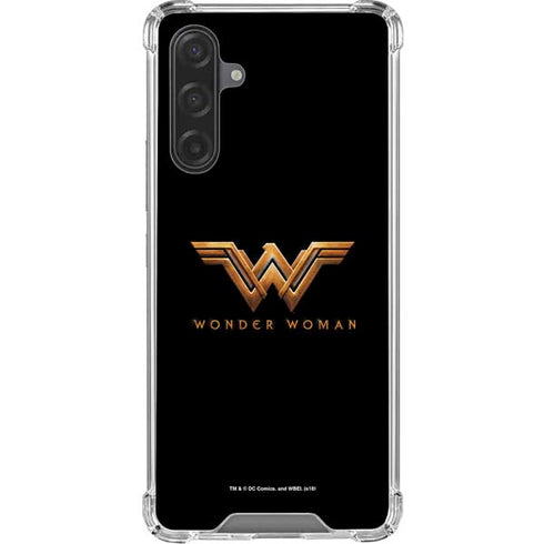 DC Comics Wonder Woman Gold Emblem Galaxy A17 Clear Case