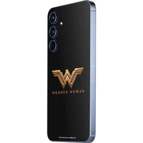 DC Comics Wonder Woman Gold Emblem Galaxy A35 5G Skin