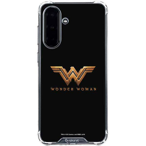 DC Comics Wonder Woman Gold Emblem Galaxy A36 5G Clear Case