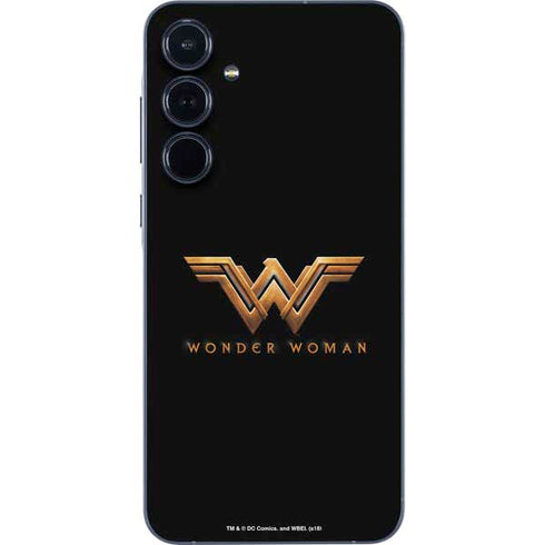 DC Comics Wonder Woman Gold Emblem Galaxy A55 5G Skin