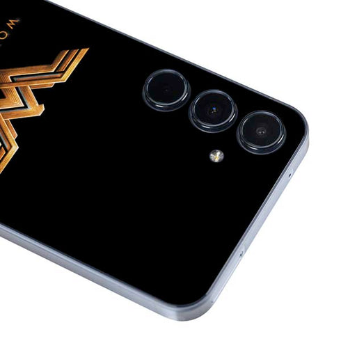 DC Comics Wonder Woman Gold Emblem Galaxy A55 5G Skin