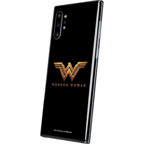 DC Comics Wonder Woman Gold Emblem Galaxy Note 10 Plus Skin