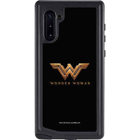 DC Comics Wonder Woman Gold Emblem Galaxy Cases