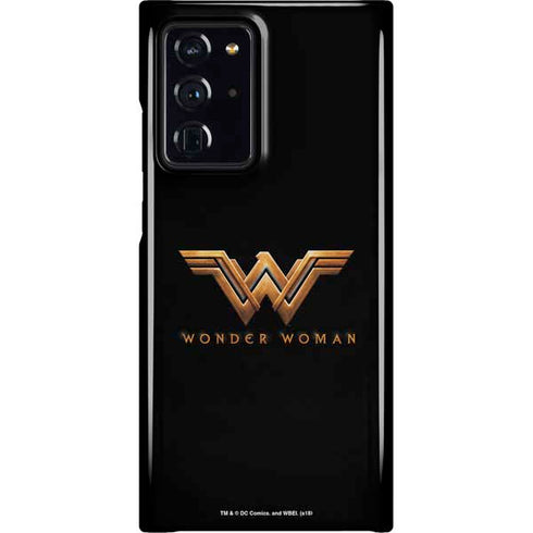 DC Comics Wonder Woman Gold Emblem Galaxy Cases