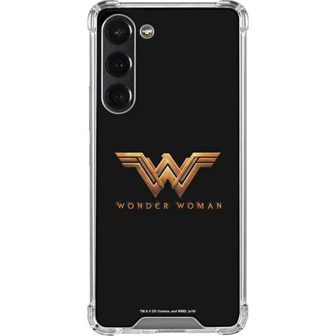 DC Comics Wonder Woman Gold Emblem Galaxy S24 FE Clear Case