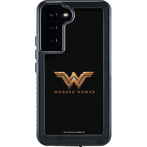 DC Comics Wonder Woman Gold Emblem Galaxy S24 Plus Waterproof Case