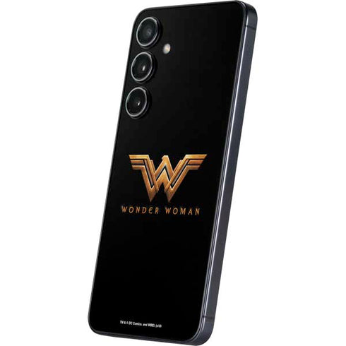 DC Comics Wonder Woman Gold Emblem Galaxy S25 Skin