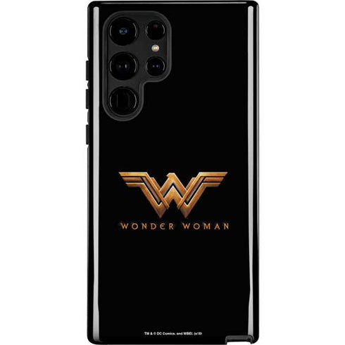 DC Comics Wonder Woman Gold Emblem Galaxy Cases