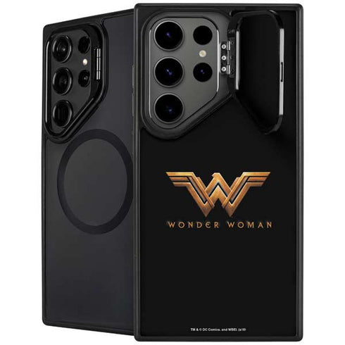 DC Comics Wonder Woman Gold Emblem Galaxy Cases