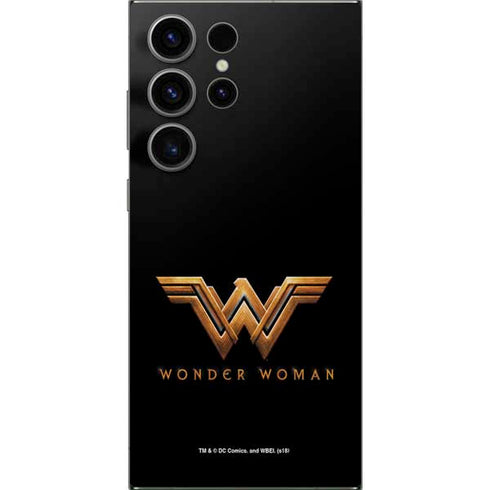 DC Comics Wonder Woman Gold Emblem Galaxy S24 Ultra Skin