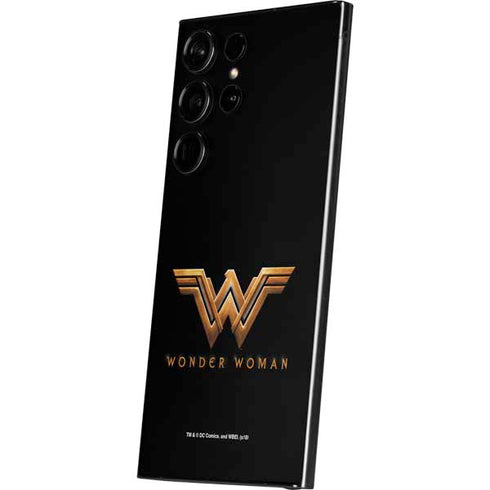 DC Comics Wonder Woman Gold Emblem Galaxy S25 Ultra Skin