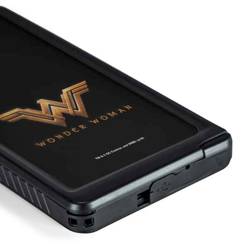 DC Comics Wonder Woman Gold Emblem Galaxy S24 Ultra Waterproof Case