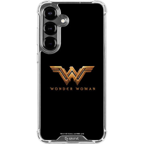 DC Comics Wonder Woman Gold Emblem Galaxy S26 Clear Case