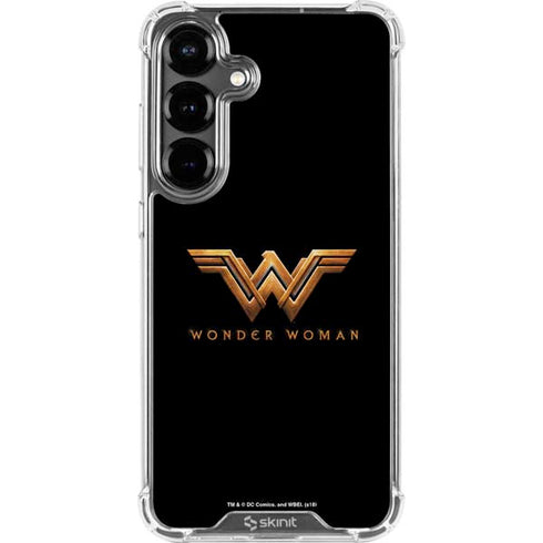 DC Comics Wonder Woman Gold Emblem Galaxy S26 Plus Clear Case