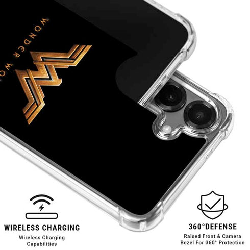 DC Comics Wonder Woman Gold Emblem Galaxy S26 Plus Clear Case
