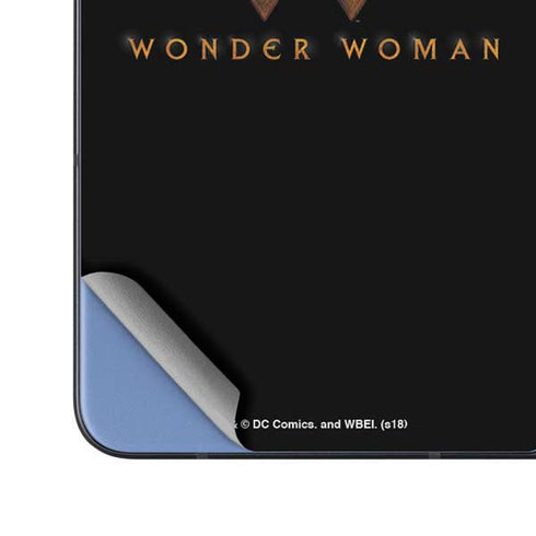 DC Comics Wonder Woman Gold Emblem Galaxy Z Fold5 5G Skin