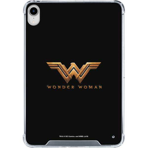 DC Comics Wonder Woman Gold Emblem iPad 11th Gen (2025) Clear Case