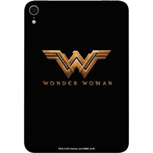 DC Comics Wonder Woman Gold Emblem Apple iPad Mini Skin