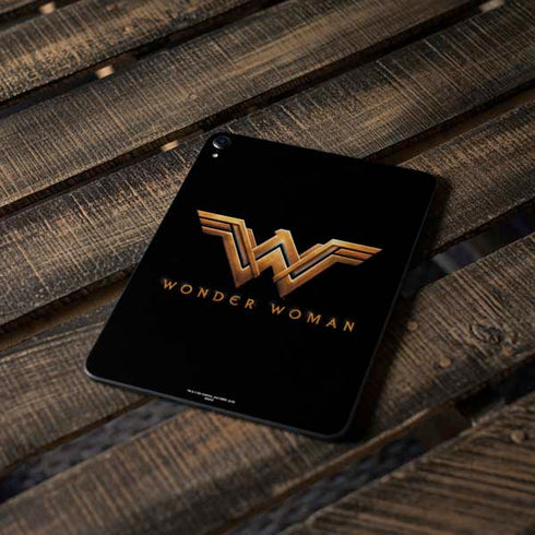 DC Comics Wonder Woman Gold Emblem Apple iPad Pro Skin