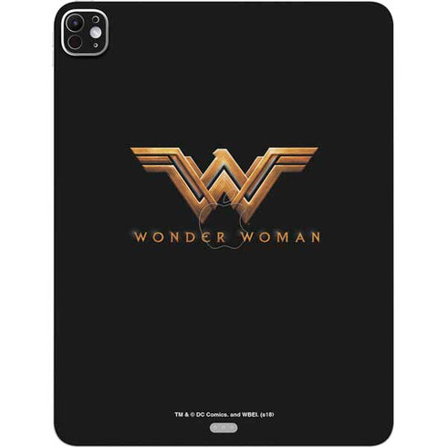 DC Comics Wonder Woman Gold Emblem iPad Pro 13in M4 (2024) Skin