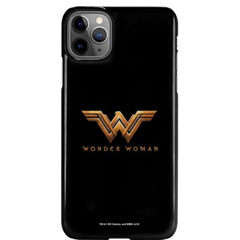 DC Comics Wonder Woman Gold Emblem iPhone Cases