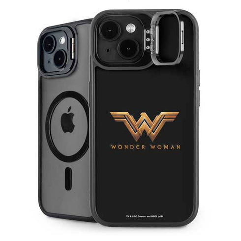 DC Comics Wonder Woman Gold Emblem iPhone 13 Kickstand Case