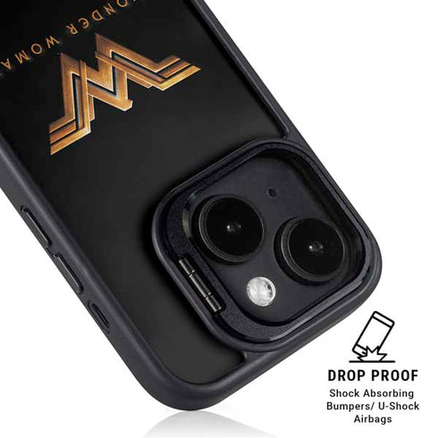 DC Comics Wonder Woman Gold Emblem iPhone 13 Kickstand Case