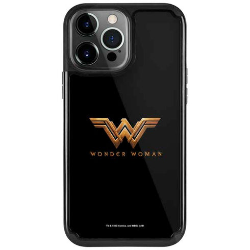 DC Comics Wonder Woman Gold Emblem iPhone Cases