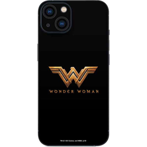 DC Comics Wonder Woman Gold Emblem iPhone 15 Skin
