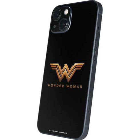 DC Comics Wonder Woman Gold Emblem iPhone 15 Skin