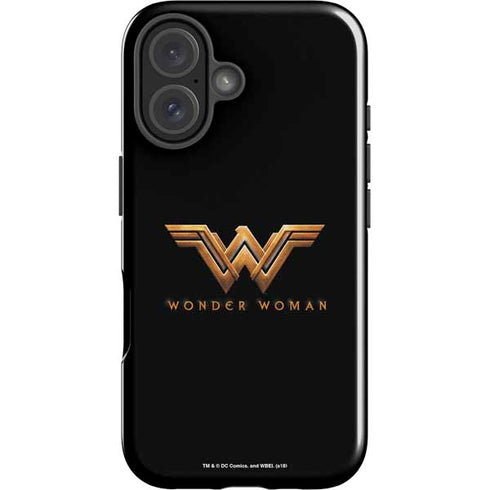 DC Comics Wonder Woman Gold Emblem iPhone 16 Impact Case