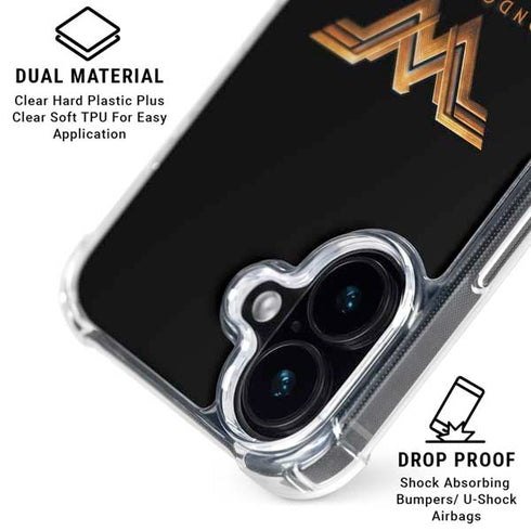 DC Comics Wonder Woman Gold Emblem iPhone 16 MagSafe Case