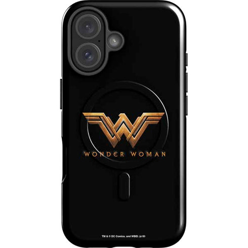 DC Comics Wonder Woman Gold Emblem iPhone 16 Magsafe Impact Case
