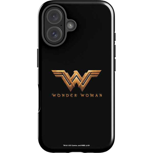 DC Comics Wonder Woman Gold Emblem iPhone 16 Plus Impact Case