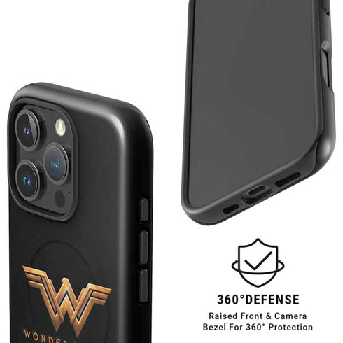 DC Comics Wonder Woman Gold Emblem iPhone 16 Pro Magsafe Impact Case