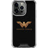 DC Comics Wonder Woman Gold Emblem iPhone 16 Pro Max Clear Case