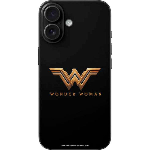 DC Comics Wonder Woman Gold Emblem iPhone 16 Skin