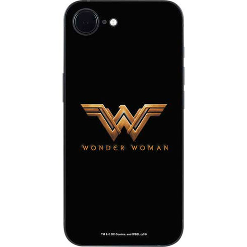 DC Comics Wonder Woman Gold Emblem iPhone 16e Skin