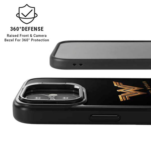 DC Comics Wonder Woman Gold Emblem iPhone 17 Kickstand Case